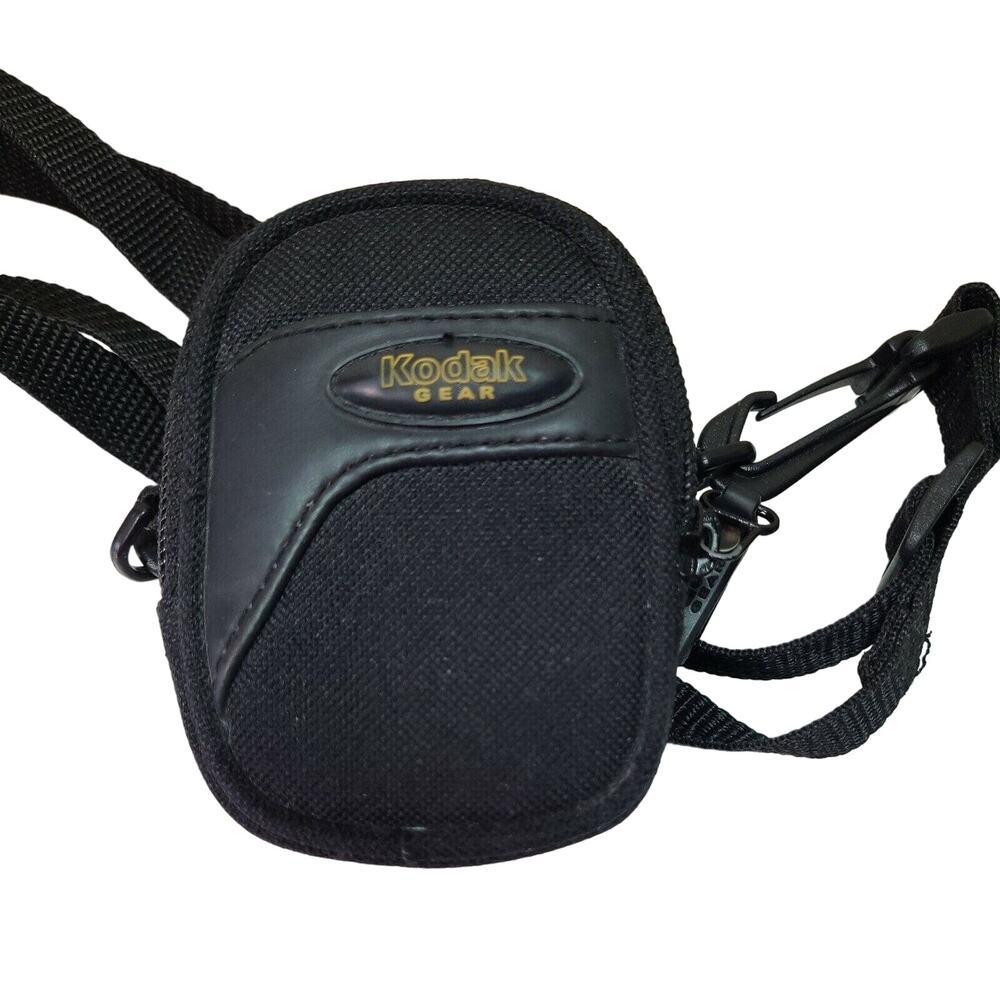 Kodak Gear Black Nylon Camera Bag 70617 Shoulder Waist Strap Versatile Unisex